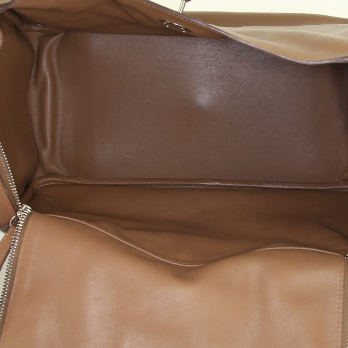 Hermès Lindy handbag in Cannelle Swift leather - Detail D2