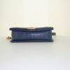 Chanel Boy shoulder bag in blue burnished style leather - Detail D5 thumbnail