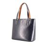 Louis Vuitton Stockton bag worn on the shoulder or carried in the hand in blue empreinte monogram leather - 00pp thumbnail