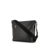 Louis Vuitton shoulder bag in damier graphite canvas and black leather - 00pp thumbnail