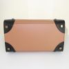 Bolso de mano Celine Luggage en cuero tricolor negro, marrón y beige - Detail D4 thumbnail