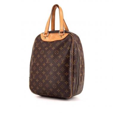 Louis Vuitton Excursion handbag in monogram canvas and natural leather