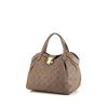 Louis Vuitton Cirrus handbag in grey-beige mahina leather - 00pp thumbnail