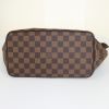 Louis Vuitton Saleya handbag in ebene damier canvas and brown - Detail D4 thumbnail