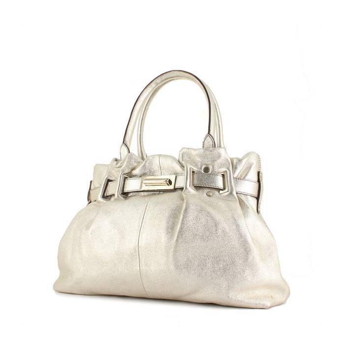 Lanvin handbag in silver leather - 00pp