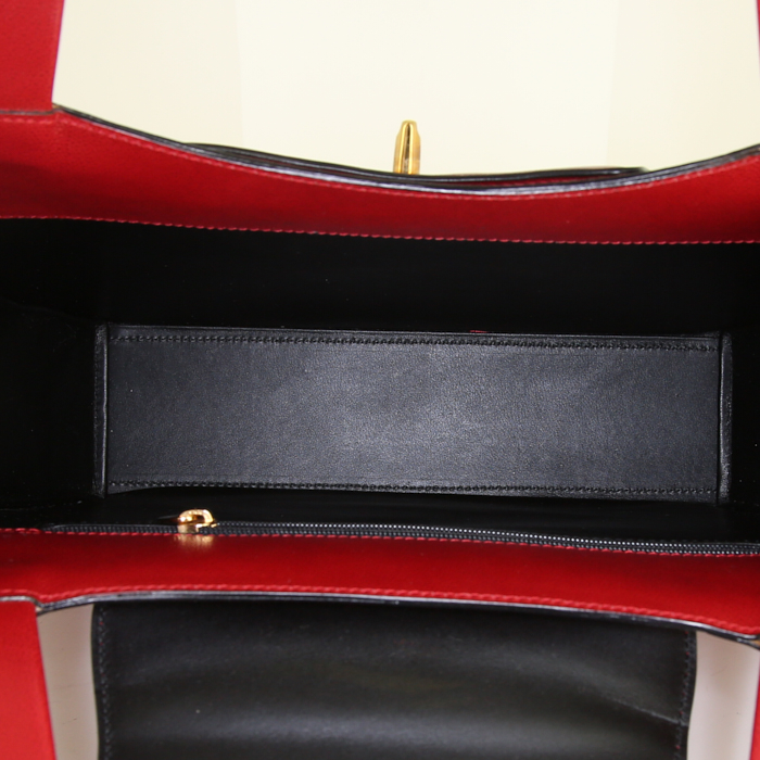 Cartier Panthère shoulder bag in red leather - Detail D2