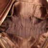 Salvatore Ferragamo Sofia shoulder bag in golden brown grained leather - Detail D3 thumbnail