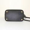 Prada Double handbag in black leather saffiano - Detail D5 thumbnail