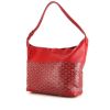 Goyard Grenadine 24 hours bag in red Goyard canvas and red grained leather - 00pp thumbnail