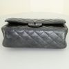 Chanel 2.55 handbag in silver quilted iridescent leather - Detail D5 thumbnail