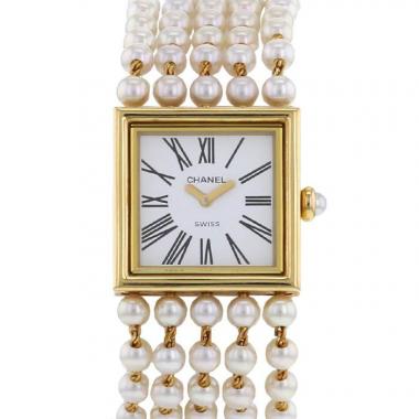 Reloj Chanel Mademoiselle de oro amarillo Circa  1994