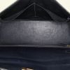 Bolso de mano Hermes Kelly 32 cm en cuero box azul marino - Detail D2 thumbnail