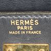 Bolso de mano Hermes Kelly 32 cm en cuero box azul marino - Detail D3 thumbnail