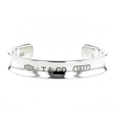 Brazalete de junco Tiffany & Co 1837 en plata