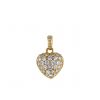Pendentif Cartier Coeur et Symbole grand modèle en or jaune et diamants - 360 thumbnail