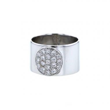 Dinh Van Anthea ring in white gold and diamonds
