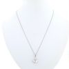 Vintage necklace in white gold and diamond - 360 thumbnail