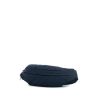 Chanel clutch-belt in navy blue canvas - 00pp thumbnail
