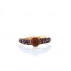 Pomellato M'ama Non M'ama ring in pink gold,  garnet and sapphires - 360 thumbnail