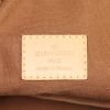 Borsa Louis Vuitton Lockit  modello grande in tela monogram marrone e pelle naturale - Detail D3 thumbnail