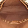 Borsa a tracolla Louis Vuitton Messenger in tela monogram marrone e pelle naturale - Detail D2 thumbnail