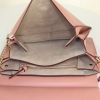 Chloé Faye handbag in pink leather and burgundy suede - Detail D2 thumbnail