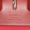 Hermes Herbag shoulder bag in burgundy canvas and burgundy leather - Detail D3 thumbnail