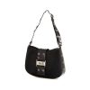 Dior Street Chic mini handbag in black satin and black vinyl - 00pp thumbnail