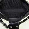 Dior Street Chic mini handbag in black satin and black vinyl - Detail D2 thumbnail