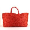 Bottega Veneta Edition Limitée shopping bag in red braided leather - 360 thumbnail