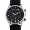 Jaeger-LeCoultre Memovox watch in stainless steel Ref:  144.8.94.S Circa  2000 - 00pp thumbnail