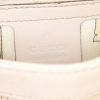 Gucci Bamboo shoulder bag in beige leather and beige monogram canvas - Detail D4 thumbnail