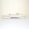 Sac porté épaule ou main Dior Gaucho en cuir blanc - Detail D4 thumbnail
