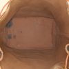 Shopping bag Louis Vuitton Noé modello grande in tela monogram marrone e pelle naturale - Detail D2 thumbnail