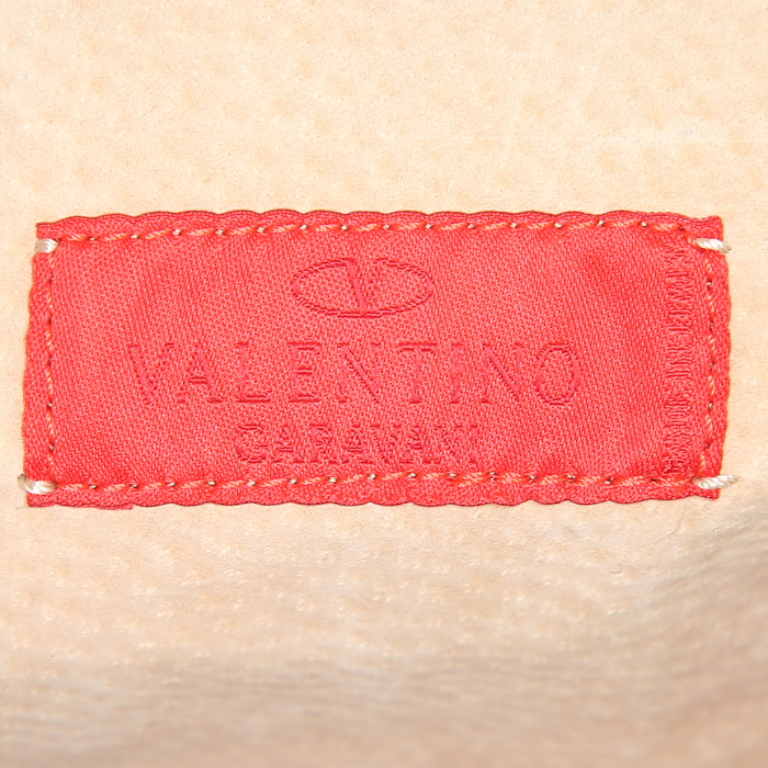 Clutch de noche Valentino Garavani en cocodrilo negro - Detail D3