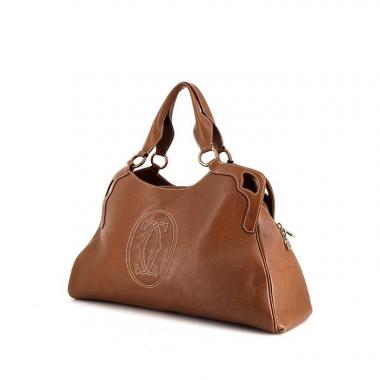 Borsa Cartier Marcello in pelle marrone