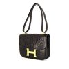 Hermes Constance handbag in black crocodile - 00pp thumbnail