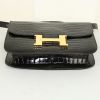 Hermes Constance handbag in black crocodile - Detail D5 thumbnail