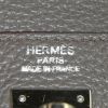 Hermes Kelly 35 cm bag in grey grained leather - Detail D4 thumbnail
