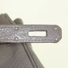 Borsa Hermes Kelly 35 cm in pelle martellata grigia stagna - Detail D5 thumbnail