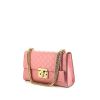 Gucci Padlock medium model shoulder bag in powder pink monogram leather - 00pp thumbnail