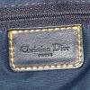 Borsa da spalla o a mano Dior Saddle in tessuto a monogramma Oblique blu e pelle blu - Detail D3 thumbnail