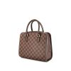 Louis Vuitton Pont Neuf handbag in ebene damier canvas and brown leather - 00pp thumbnail