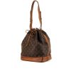 Louis Vuitton petit Noé large model shopping bag in brown monogram canvas and natural leather - 00pp thumbnail