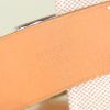 Shopping bag Hermès Etriviere - Belt in tela beige e pelle naturale - Detail D3 thumbnail