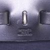 Shoulder bag in leather and black canvas - Detail D4 thumbnail