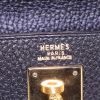 Borsa Hermes Kelly 32 cm in pelle martellata nera - Detail D4 thumbnail
