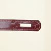 Hermes Kelly 35 cm handbag, 1989, in burgundy box leather - Detail D5 thumbnail