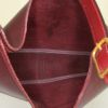 Bolso de mano Hermès Trim en cuero box color burdeos - Detail D2 thumbnail