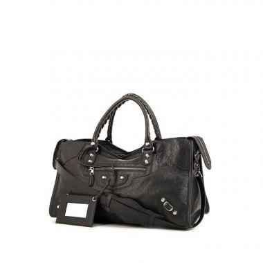 Bolso 24 horas Balenciaga Classic City en cuero gris